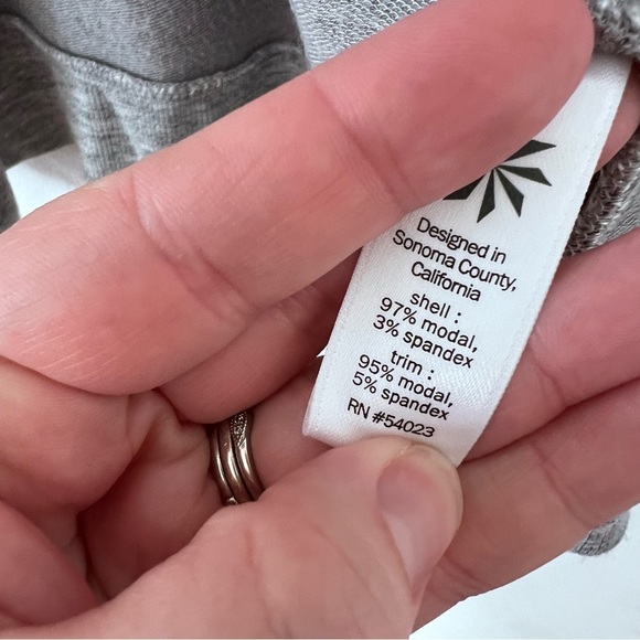 Athleta Modal Blend Studio Wrap in Gray size Medium - Picture 9 of 12